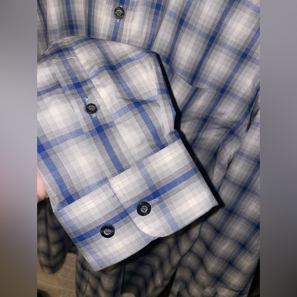 NWT Cutter & Buck men’s dress shirt button down long sleeve size Medium - Picture 9 of 10